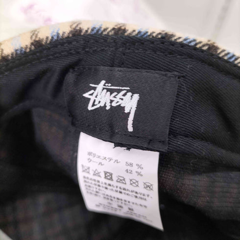 ステューシー Stussy Wool Plaid Flap Cap メンズ S/M