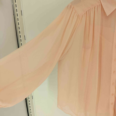 ユニクロシー UNIQLO:C 24SS シアー ボリューム ブラウス レディース JPN:L