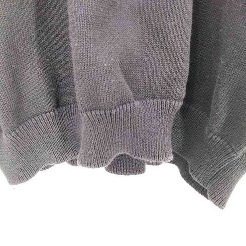 コムデギャルソンオム COMME des GARCONS HOMME 23SS エステル綿天竺インターシャ CREW KNIT ロゴニット メンズ JPN:L