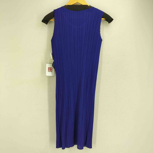 プリーツプリーズイッセイミヤケ PLEATS PLEASE ISSEY MIYAKE 16aw プリーツドット 穴あき ノースリーブワンピース レディース 2