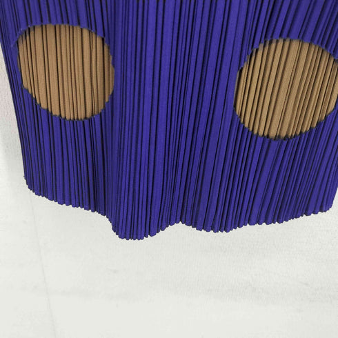 プリーツプリーズイッセイミヤケ PLEATS PLEASE ISSEY MIYAKE 16aw プリーツドット 穴あき ノースリーブワンピース レディース 2