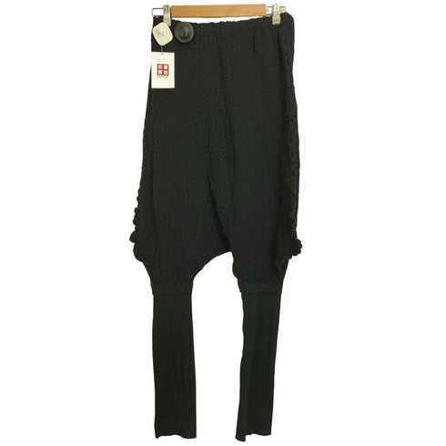 ミー イッセイミヤケ me ISSEY MIYAKE 1991 90s 縮絨プリーツ サルエルパンツ レディース