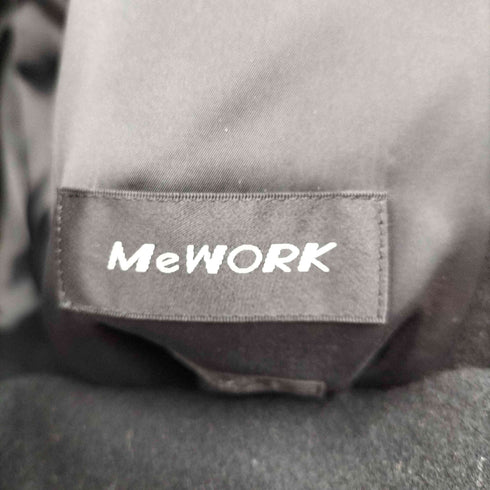 MEWORK ベルテッドロングコート レディース LL