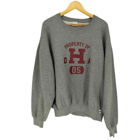 ラッセルアスレチック RUSSELL ATHLETIC 90s メキシコ製 Vガゼット フロントプリントスウェット メンズ JPN:XXL