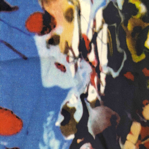 スポーツマックス SPORTMAX Max Mara Multicolar Abstract Printed Crepe Midi Skirt マルチカラープリントスカート レディース J 42