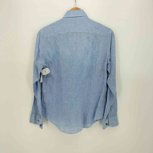 ポールスミス Paul Smith 袖フラワープリント リネン L/S ボタンダウンシャツ メンズ import:S
