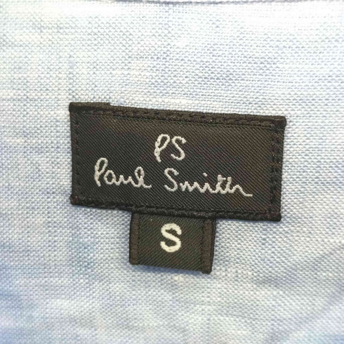 ポールスミス Paul Smith 袖フラワープリント リネン L/S ボタンダウンシャツ メンズ import:S
