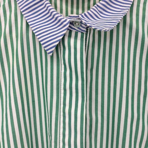 ザラ ZARA ストライプ クレイジーパターン ワンピース レディース import:L