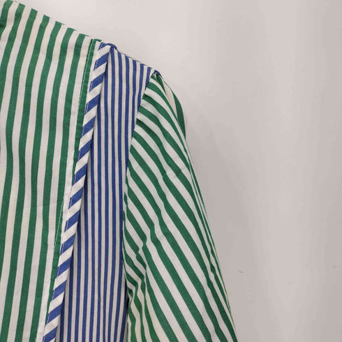 ザラ ZARA ストライプ クレイジーパターン ワンピース レディース import:L
