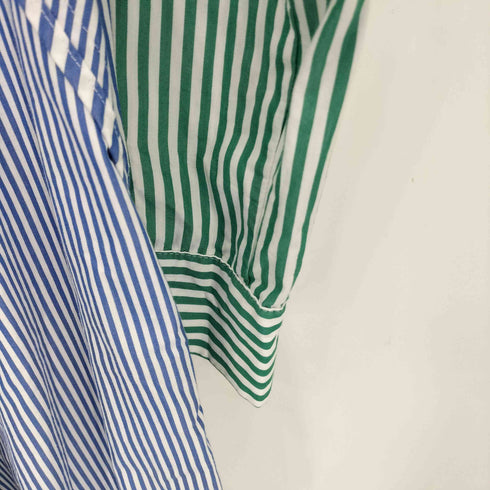 ザラ ZARA ストライプ クレイジーパターン ワンピース レディース import:L
