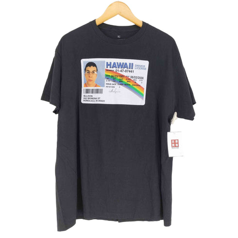 SUPERBAD HAWAII DREIVER LICENSE フロントプリントS/S TEE メンズ JPN:XL