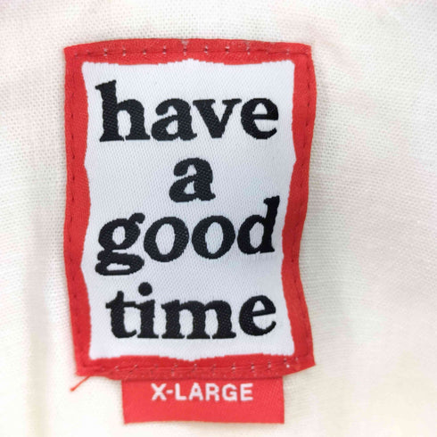 ハブアグッドタイム HAVE A GOOD TIME リネン混 開襟シャツ メンズ JPN:XL