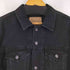 ザラ ZARA ブラックデニムジャケット メンズ import:L