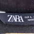 ザラ ZARA ブラックデニムジャケット メンズ import:L