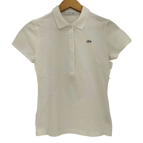 ラコステ LACOSTE スリムフィット ストレッチ ポロシャツ レディース JPN:36