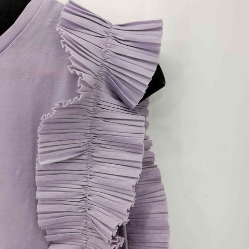 ザラ ZARA フリル ノースリーブカットソー レディース import:M