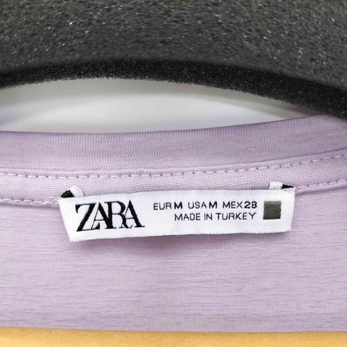 ザラ ZARA フリル ノースリーブカットソー レディース import:M