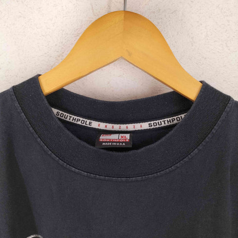 サウスポール SOUTHPOLE 90-00s USA製 フロントラメプリントS/S TEE メンズ JPN:XL
