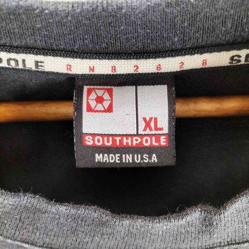 サウスポール SOUTHPOLE 90-00s USA製 フロントラメプリントS/S TEE メンズ JPN:XL
