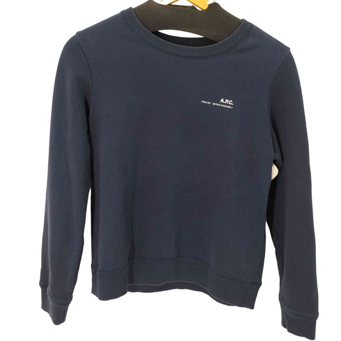 アーペーセー A.P.C. プリントロゴ スウェット レディース S