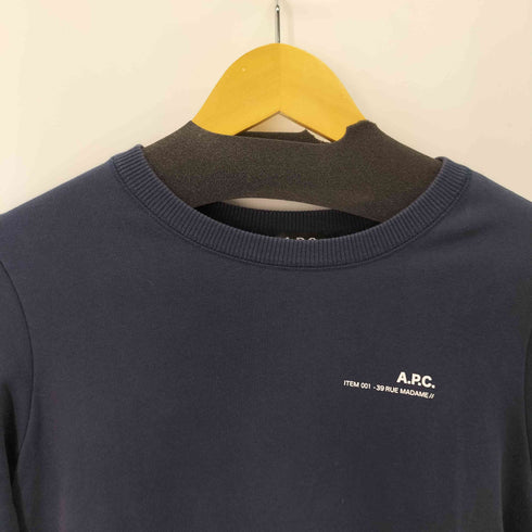 アーペーセー A.P.C. プリントロゴ スウェット レディース S