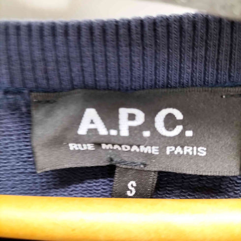 アーペーセー A.P.C. プリントロゴ スウェット レディース S