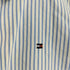 トミーヒルフィガー TOMMY HILFIGER CLASSIC FIT ワンポイント刺繍 ストライプ柄 長袖シャツ レディース import:M