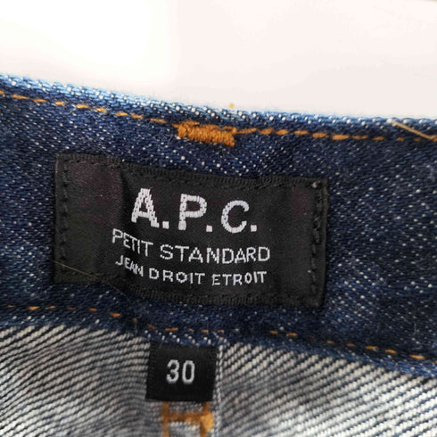 アーペーセー A.P.C. PETIT STANDARD JEAN DROIT ETROIT テーパードデニムパンツ メンズ 30
