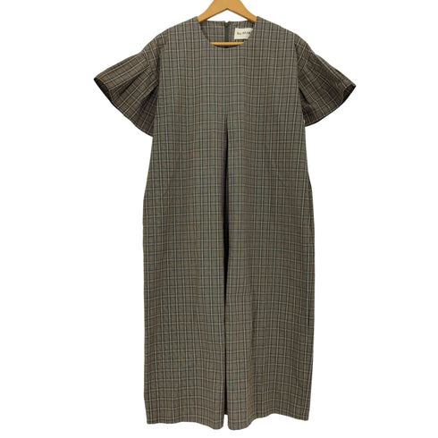 レイビームス Ray BEAMS チェック フリルスリーブ ワンピース レディース ONE SIZE