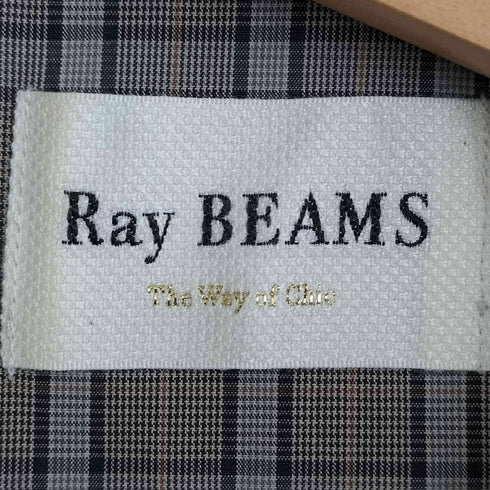 レイビームス Ray BEAMS チェック フリルスリーブ ワンピース レディース ONE SIZE