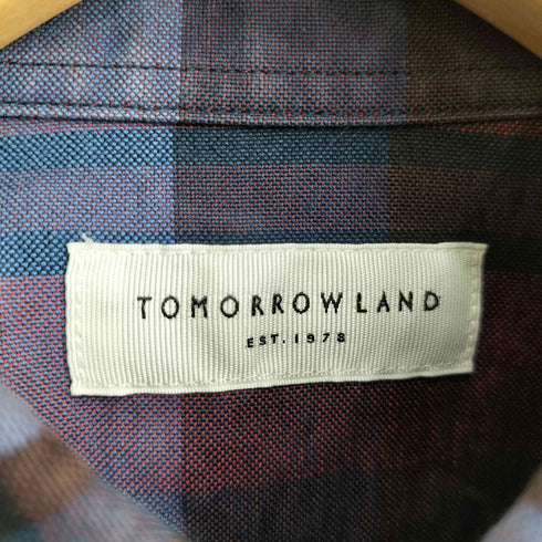 トゥモローランド TOMORROWLAND チェック柄 コットン ボタンダウン シャツ メンズ JPN:XS