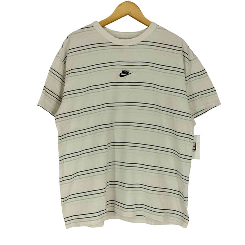 ナイキ NIKE ロゴ刺繍ボーダーS/S TEE メンズ JPN:L