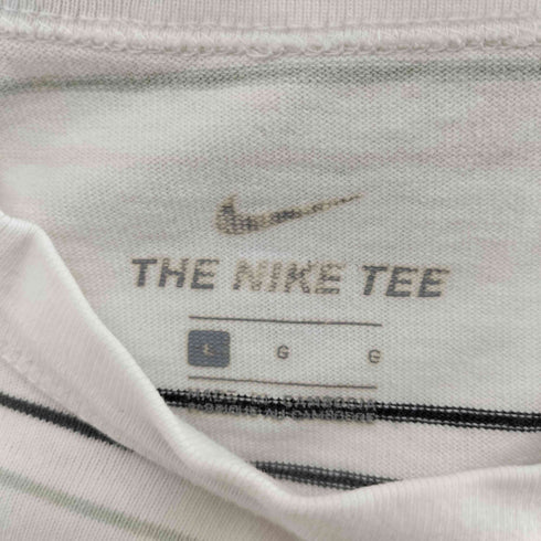ナイキ NIKE ロゴ刺繍ボーダーS/S TEE メンズ JPN:L