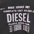 ディーゼル DIESEL MAGIC SQUARES UNIT AS-1507-3 ロゴ プリント L/S プルオーバー クルーネック スウェット メンズ import:L