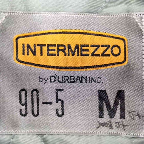 インターメッツォ INTERMEZZO サイドアジャスター 比翼ブルゾン メンズ