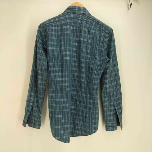 バーバリーブラックレーベル BURBERRY BLACK LABEL 刺繍 ノバチェック ボタンダウンシャツ メンズ JPN:1