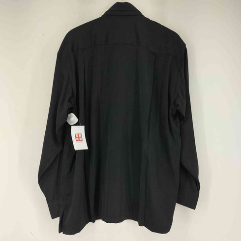 襟デザイン L/S シャツ メンズ