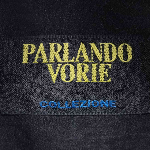 襟デザイン L/S シャツ メンズ