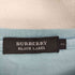 バーバリーブラックレーベル BURBERRY BLACK LABEL ロゴ刺繍 ショルダーノバチェック 長袖カットソー ロンT メンズ JPN:2