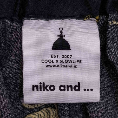 ニコアンド niko and... アニマル柄 アソートイージーチルパンツ2 レディース FREE