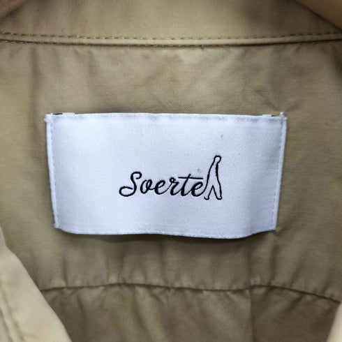ソエルテ soerte 22SS オーバーサイズ ロールアップ シャツ メンズ JPN:2