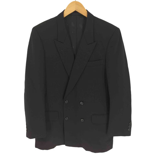 Formal Wear 裏地 鶴 総柄 背抜き ダブル ブレスト テーラード ジャケット メンズ
