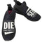 ディーゼル DIESEL ロゴステッカー スリッポン レディース JPN:24