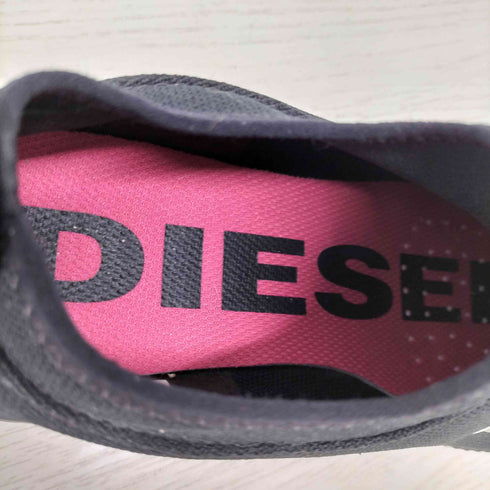 ディーゼル DIESEL ロゴステッカー スリッポン レディース JPN:24