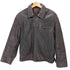 PRESTON & YORK GENUINE LAMB SKIN ラム ジップアップ レザージャケット メンズ import:M