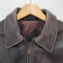 PRESTON & YORK GENUINE LAMB SKIN ラム ジップアップ レザージャケット メンズ import:M