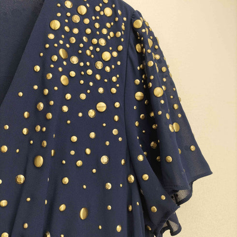 マイケルコース Michael Kors Studded Georgette Dress スタッズ ジョーゼット ワンピース レディース import:XS