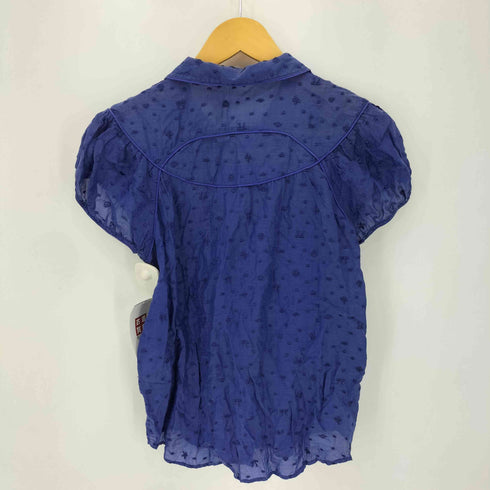 ツモリチサト TSUMORI CHISATO パイピング コットンシルク 刺繍ブラウス レディース JPN:2