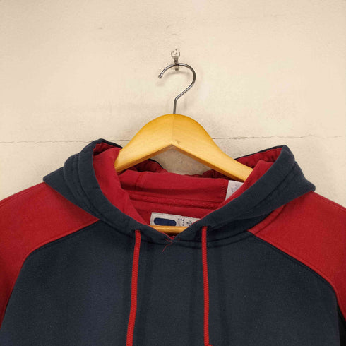 フィラ FILA バック刺繍バイカラープルオーバーパーカー メンズ JPN:L
