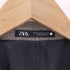 ザラ ZARA レーヨン混 グレンチェック 2B テーラード ジャケット メンズ EUR:50